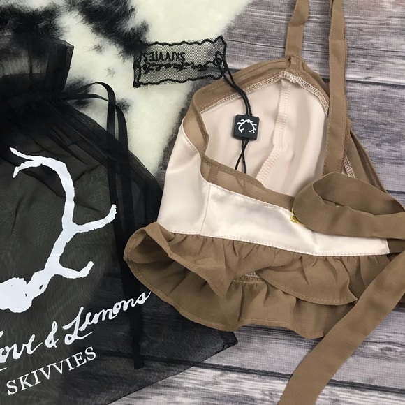 New For Love & Lemons Lucienne Triangle Bra - Picture 6 of 8